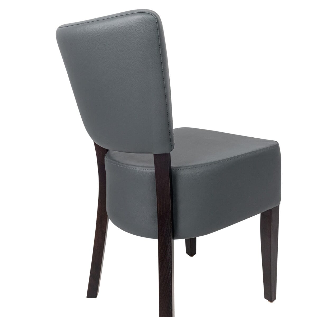 Grey vinyl dining chairs outlet
