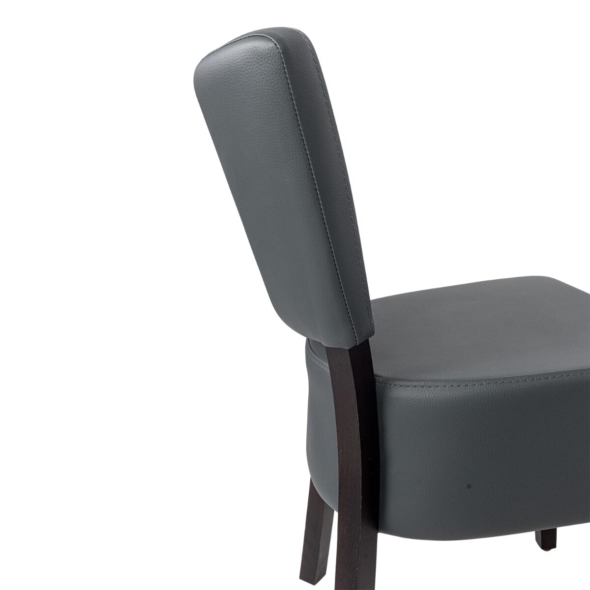 Grey faux leather chairs shop