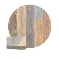 Multicolored High-Density Composite Rustic Tabletop