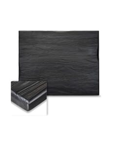 Rectangular Reclaimed Elm Wood Table Top in Black