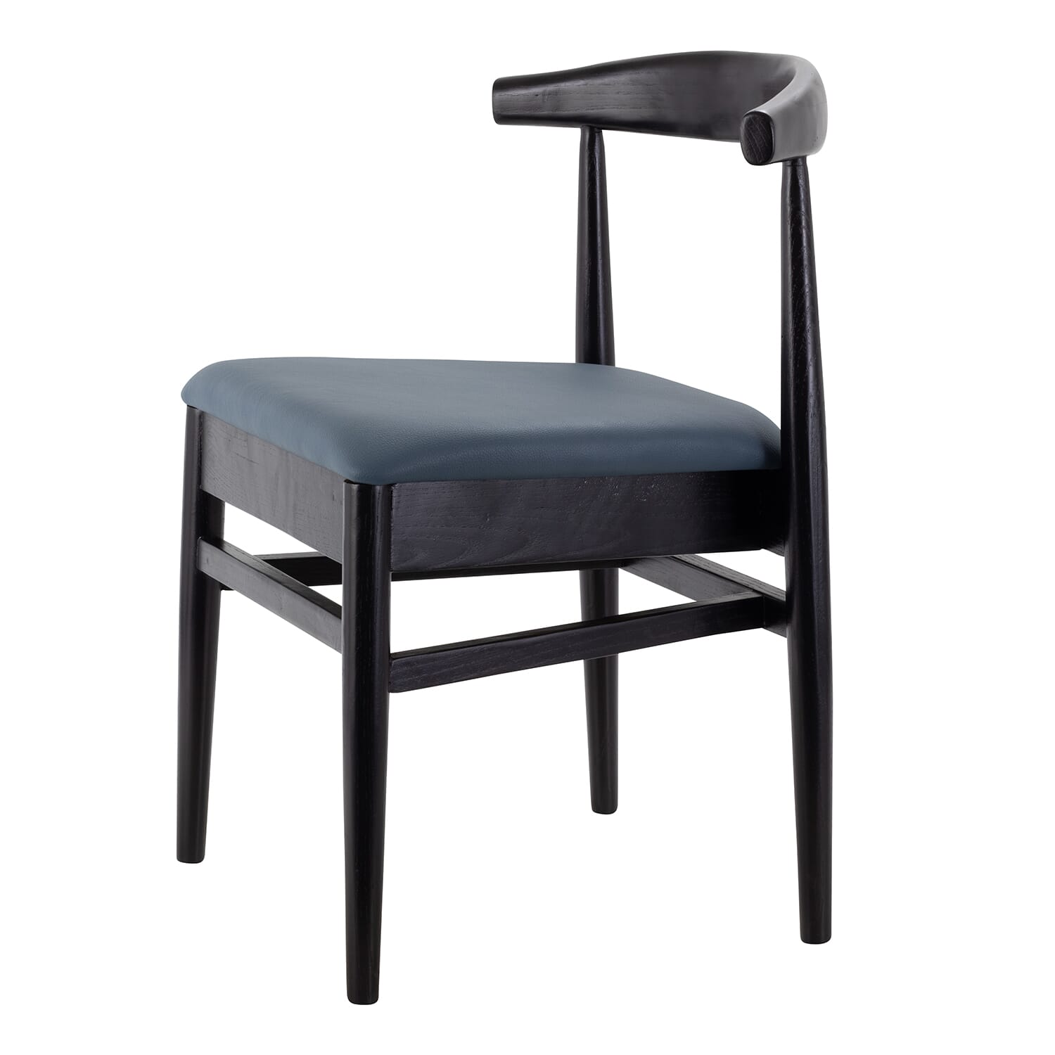 Black stackable dining sale chairs