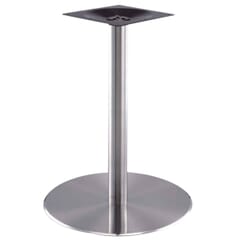 Round Indoor/Outdoor Stainless Steel Table Base 