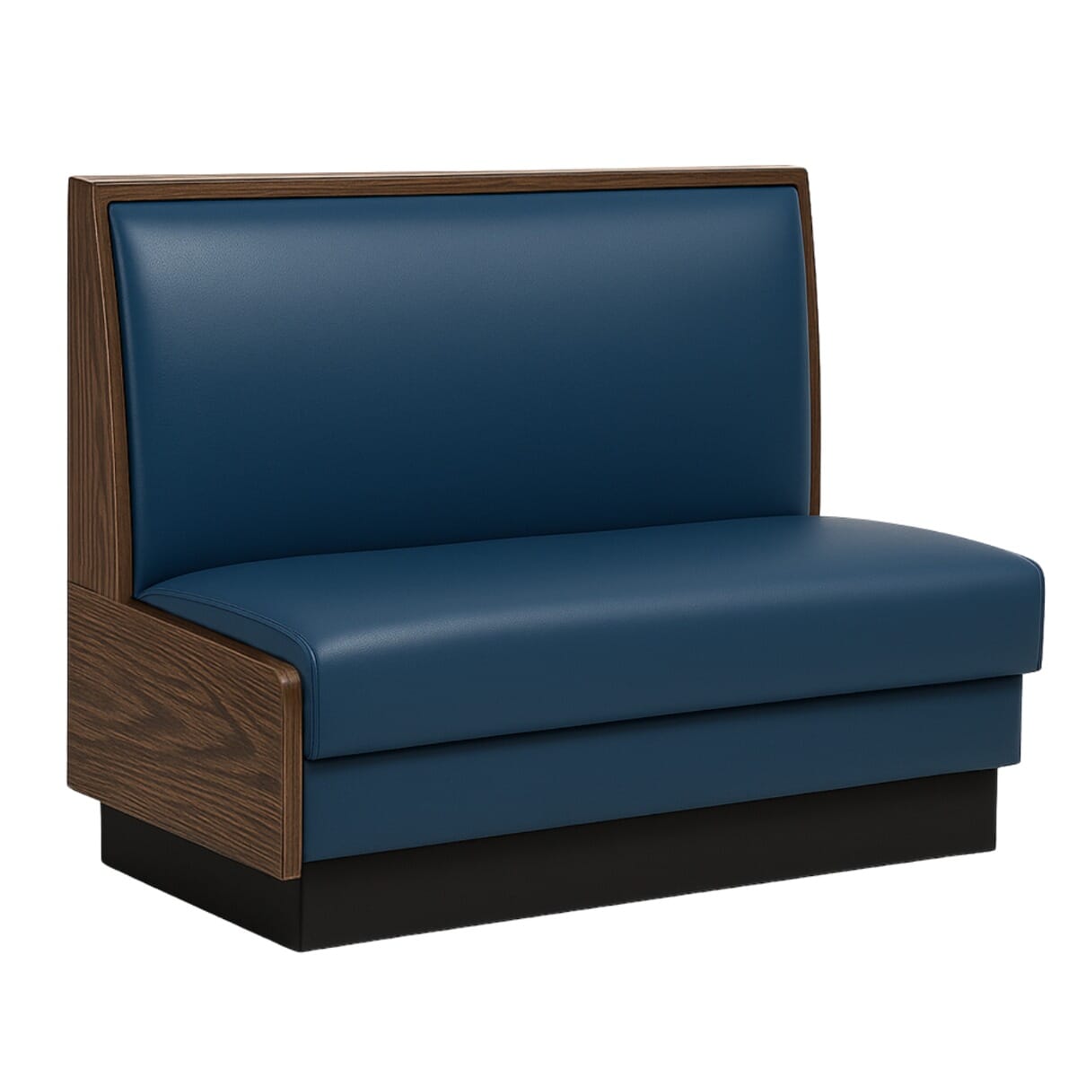 Amalfi Solid Wood Upholstered Restaurant Booth