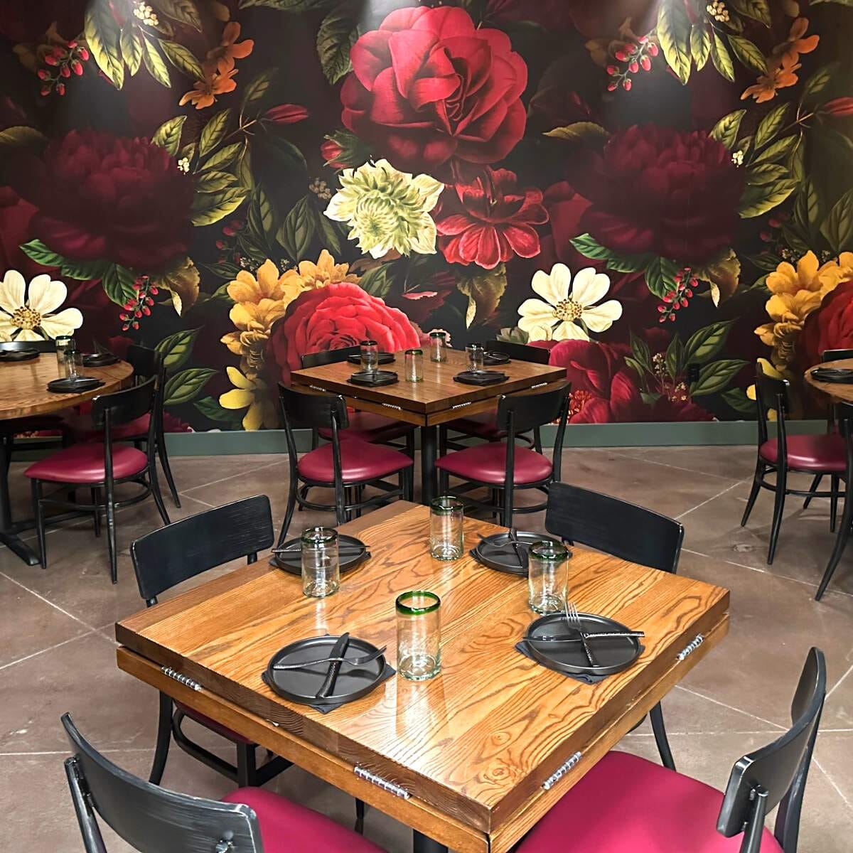 Antique Gray Industrial Steel Frame Restaurant Chair