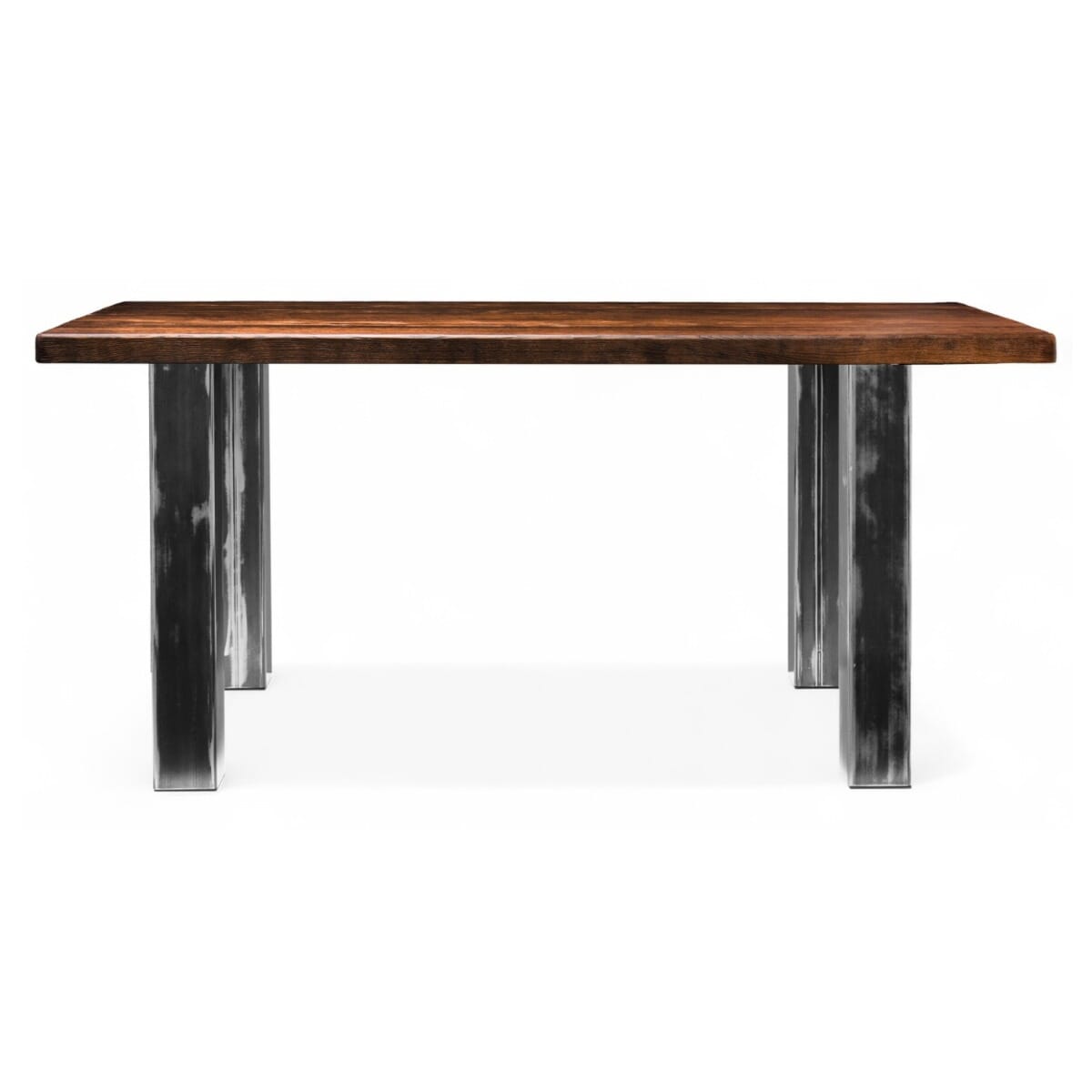 Axel Distressed Square Beam Style Heavy Duty Table Base for Restaurant Tables