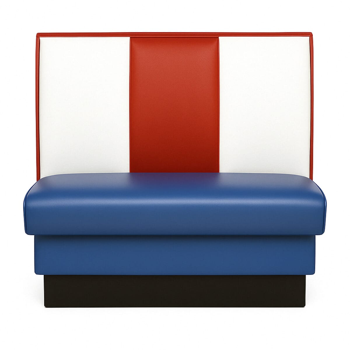 Tri-Sectional Style Restaurant Booth