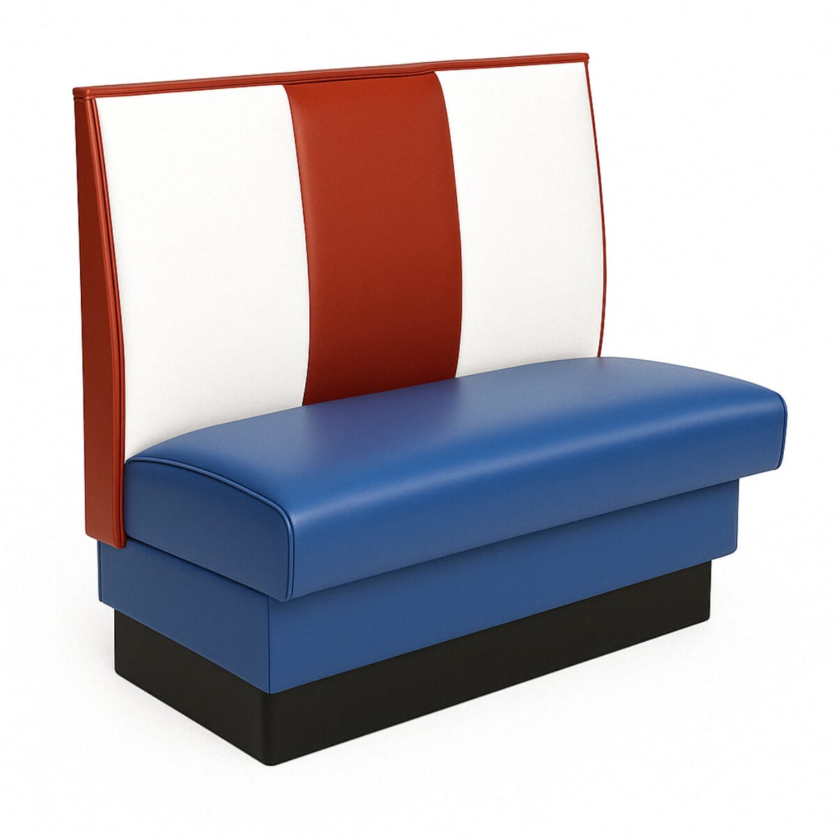 Tri-Sectional Style Restaurant Booth