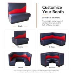 The Wave-Length Style Restaurant Booth