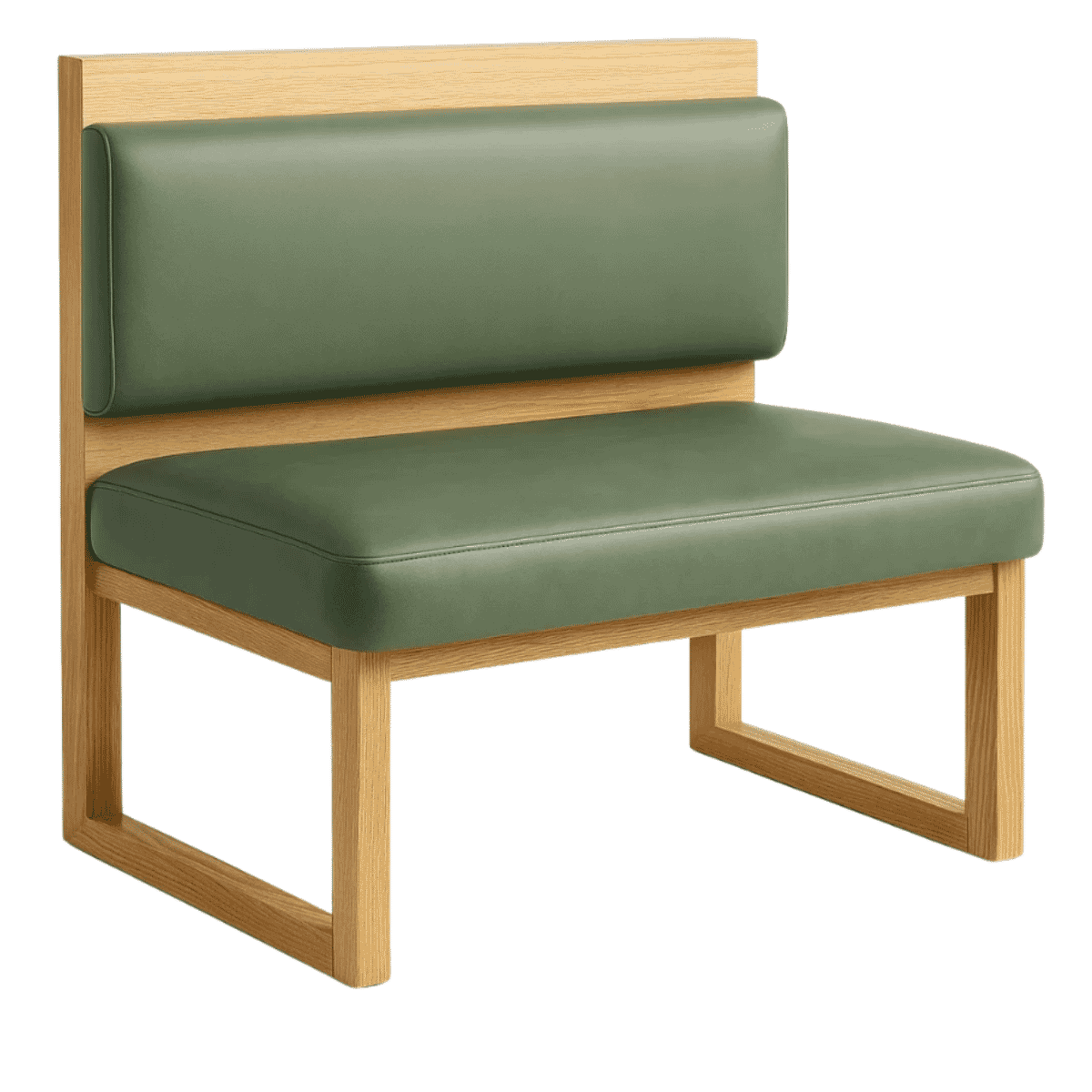 Naven Restaurant Booth with Upholstered Cushions