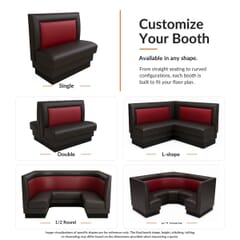 Parma Designer Restaurant Booth