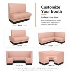 Classic Style Restaurant Booth