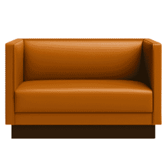 Nova Minimalist Fully Upholstered Restaurant Booth