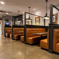 Tufted Back Style Restaurant Booth