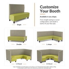 Bari Upholstered Restaurant Booth