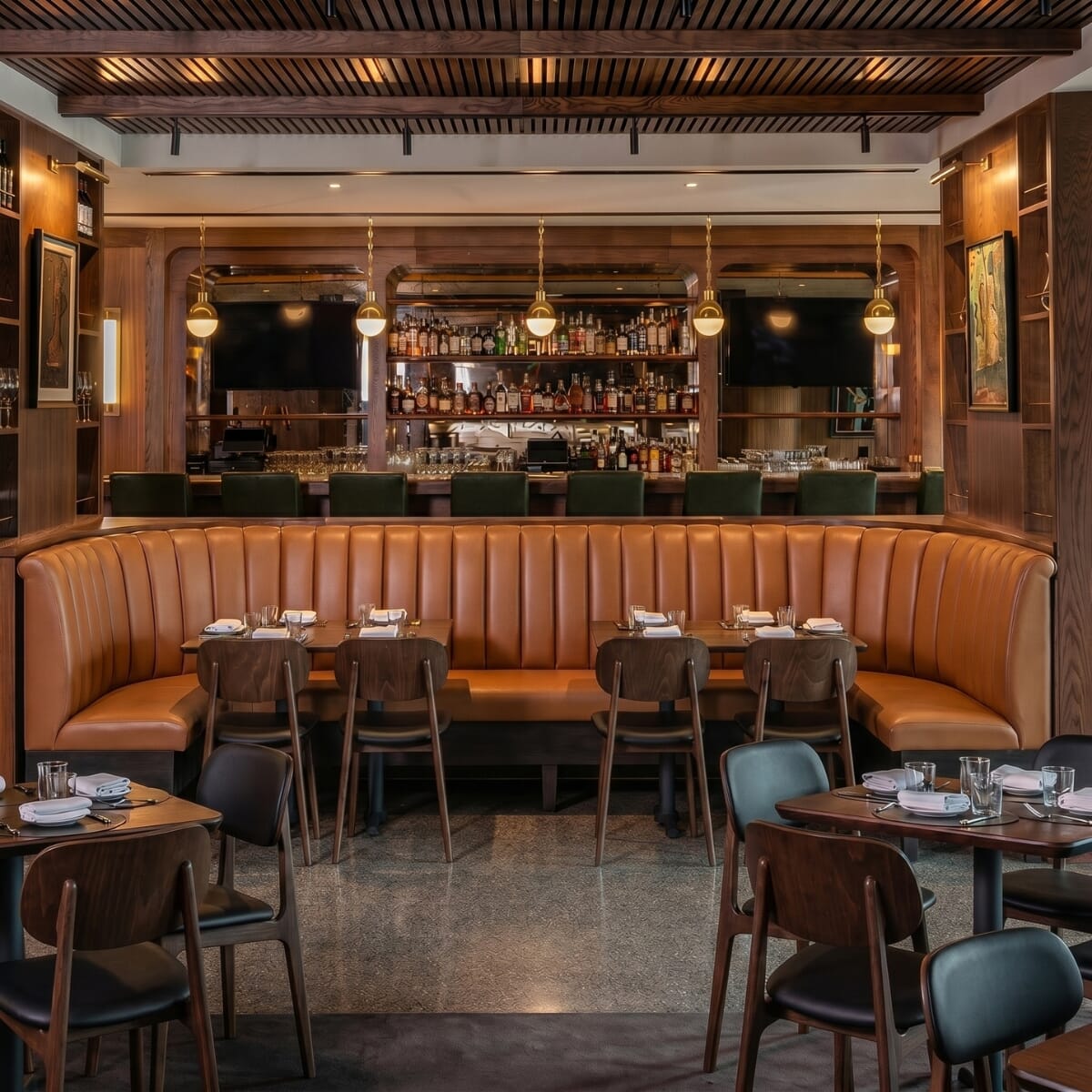 Soho Custom Channel Restaurant Booth
