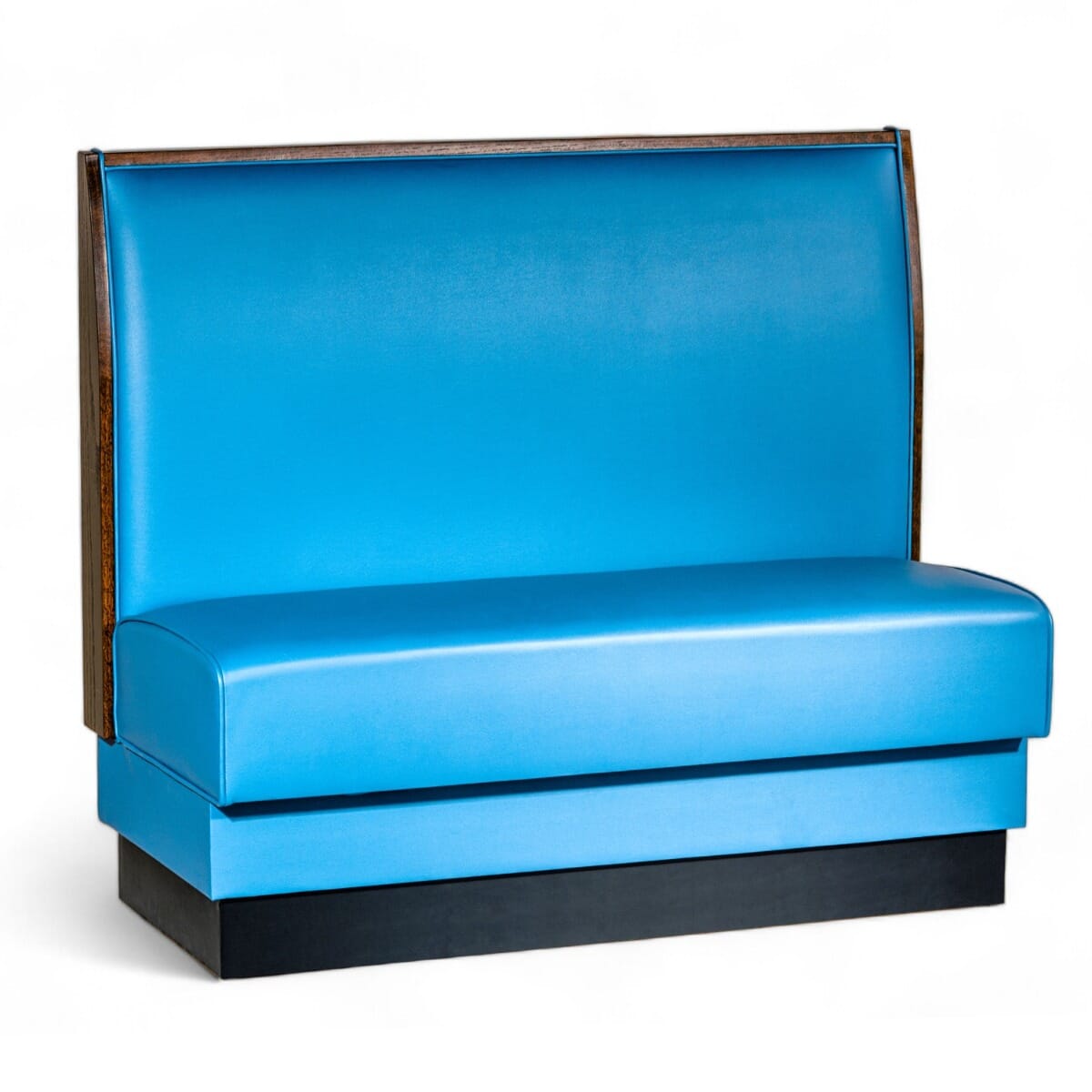 Basic Style Wood and Upholstered Booth combines durability and style
