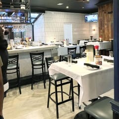 Black Metal X-Back Commercial Bar Stool