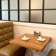 Black Powder Coated Cantilever Restaurant Table Base