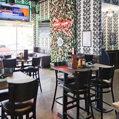 Black Solid Wood Square Back Restaurant Bar Stool