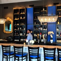 Black Wood Ladderback Commercial Bar Stool