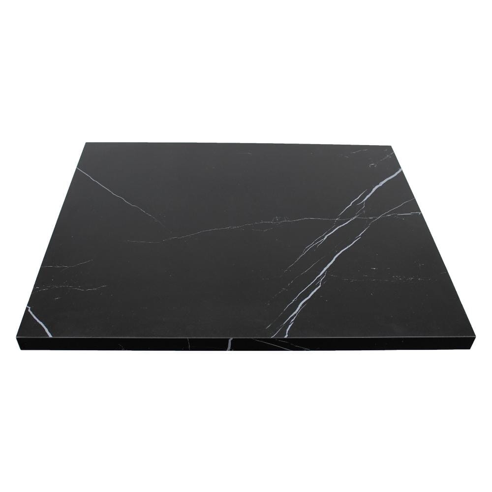 Sintered Stone Restaurant Table Top in Italian Black and White