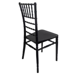 Chiavari Stackable Resin Ballroom Chair in Black 