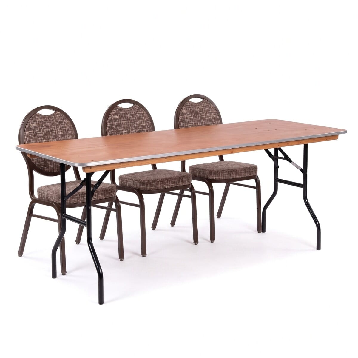 3-Seat Eliseo Restaurant Banquet Set with Folding Table