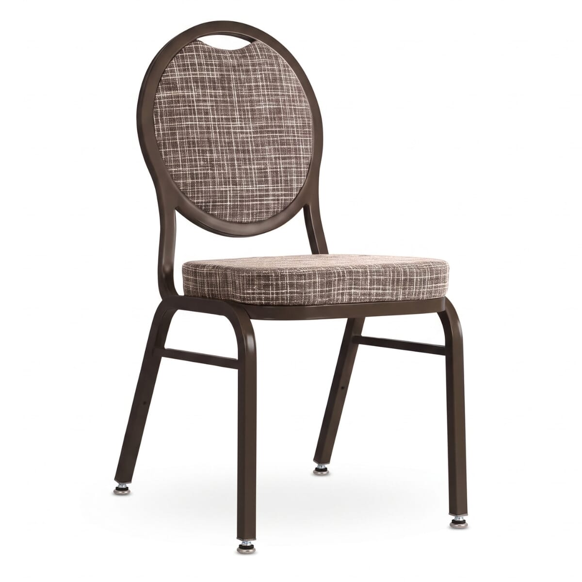 Eliseo Teardrop Back Stackable Aluminum Banquet Chair