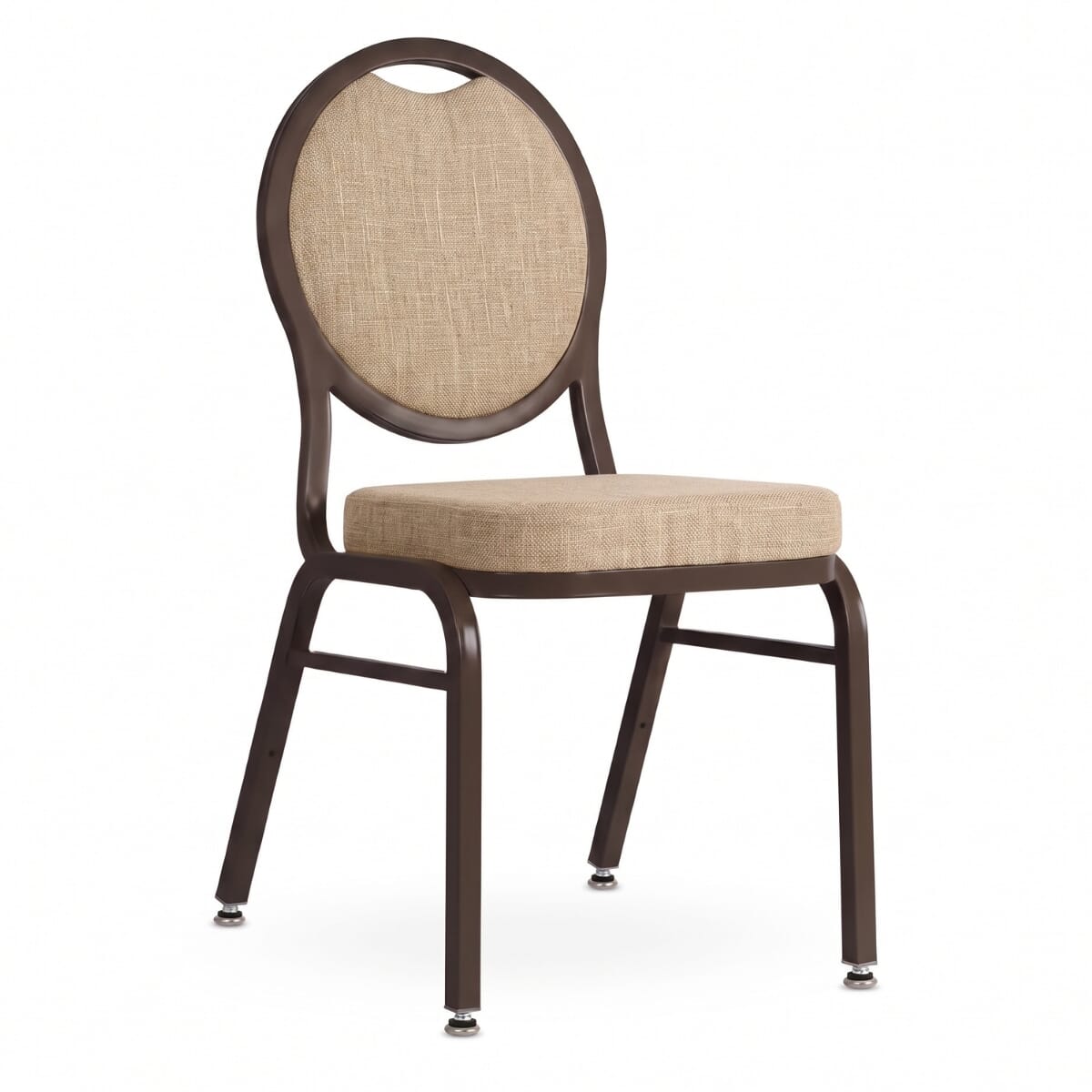 Eliseo Teardrop Back Stackable Steel Banquet Chair