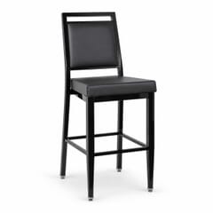 Atticus Quick Ship Steel Banquet Bar Stool in Black Finish