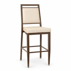 Atticus Quick Ship Steel Banquet Bar Stool in Walnut Finish