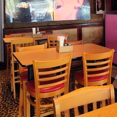 Cherry Wood Ladderback Commercial Bar Stool