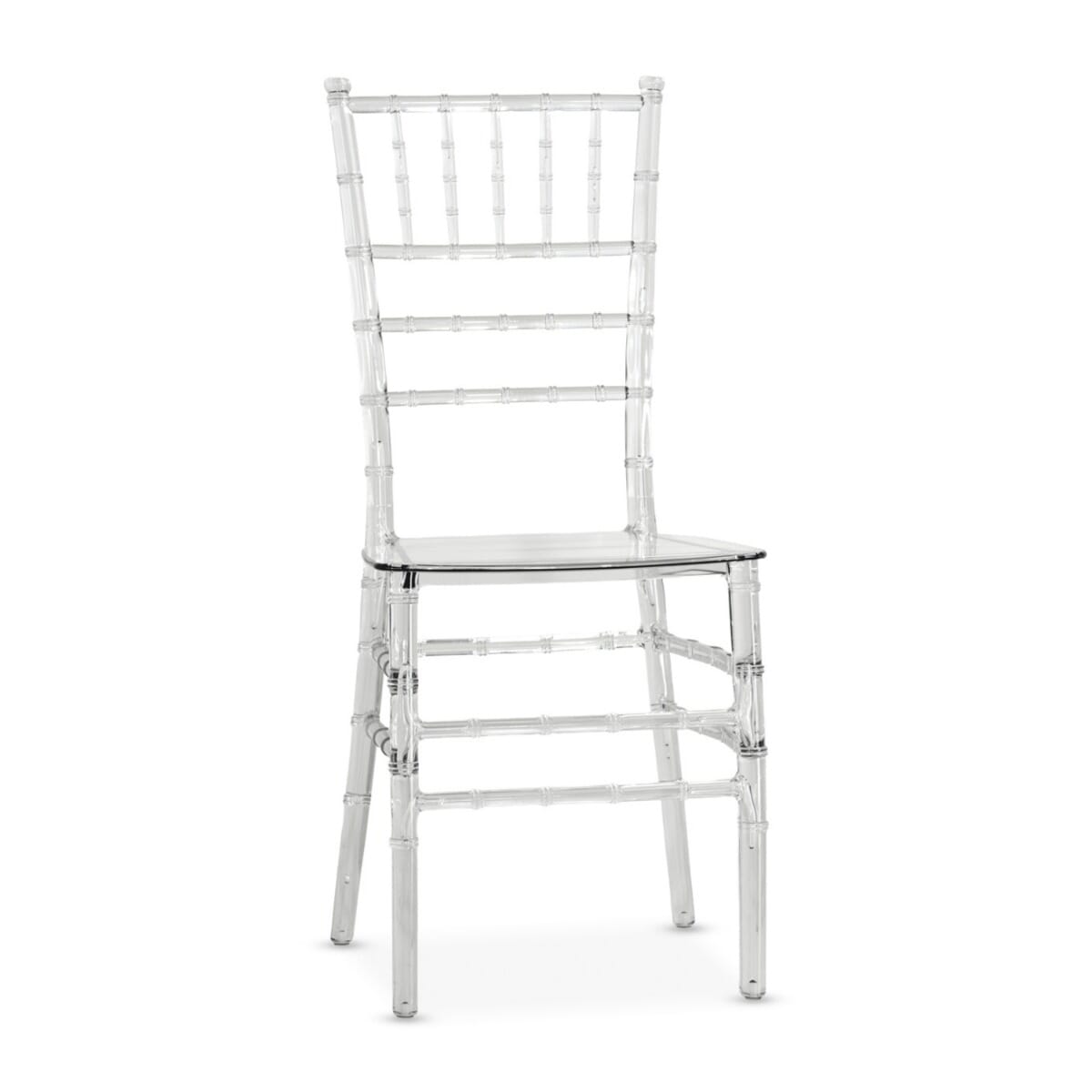 Chiavari Clear Resin Ballroom Stackable Chair