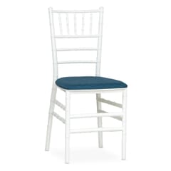 Chiavari Resin Ballroom Stackable Chair in White