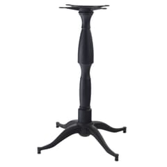 Cast Iron Pedestal Style Commercial Table Base In Black (32 x 32)”