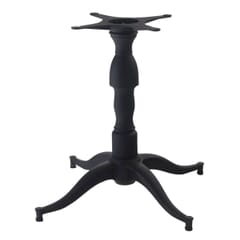 Cast Iron Pedestal Style Commercial Table Base In Black (32 x 32)”