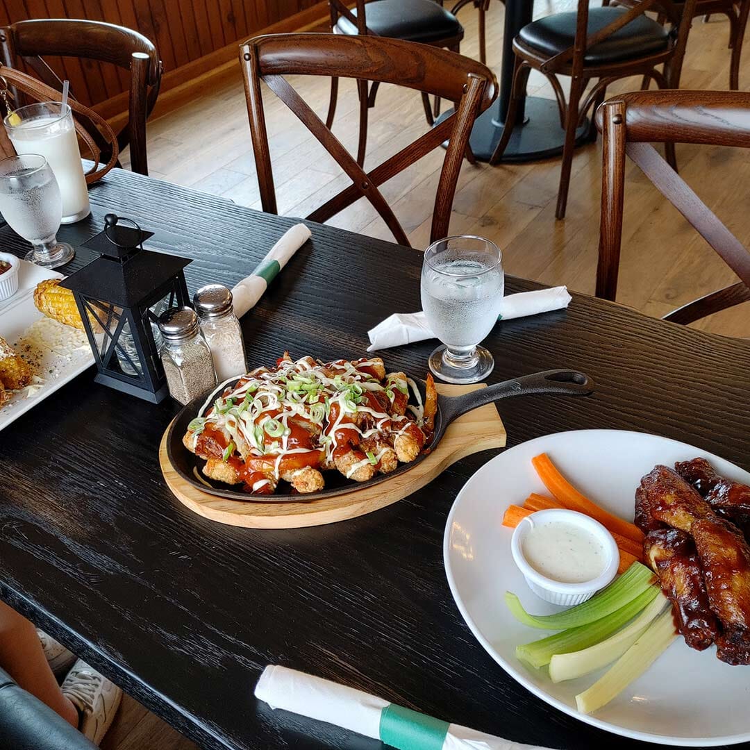 Custom Red Oak Rustic Plank Dining Table Top