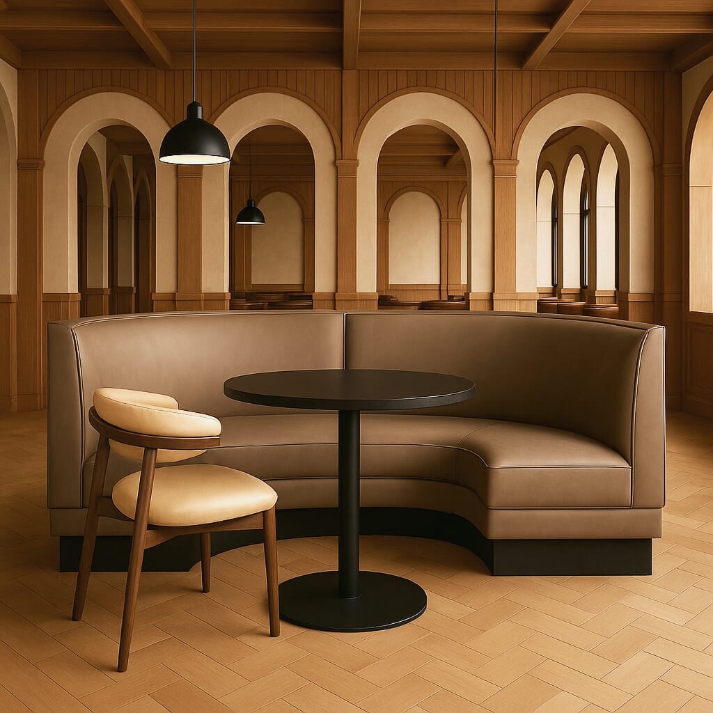 Custom Standard Style Restaurant Booth