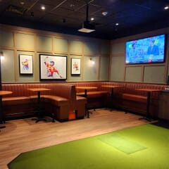 Twelve Channel Style Restaurant Booth