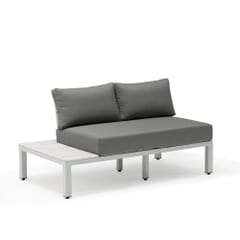 Miami Modular Outdoor Lounge Set - Double with Left Side Table
