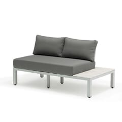Miami Modular Outdoor Lounge Set - Double with Right Side Table
