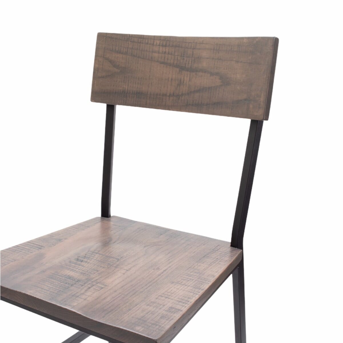 Wood and steel discount chair