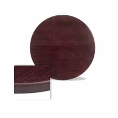 Solid Beech Wood Table Top in Dark Mahogany
