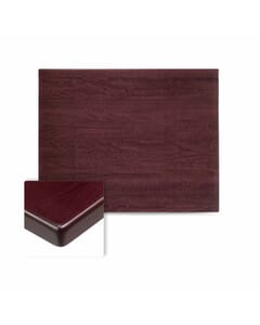 Rectangular Solid Beech Wood Table Top in Dark Mahogany