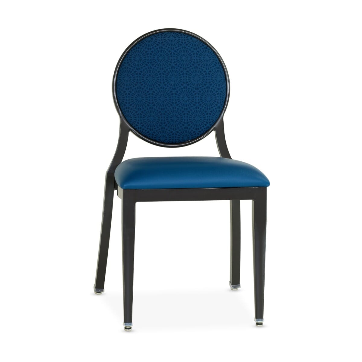 Elio Round Back Aluminum Stackable Banquet Chair