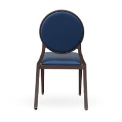 Elio Round Back Aluminum Stackable Banquet Chair