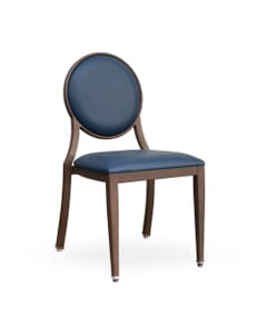 Elio Round Back Aluminum Stackable Banquet Chair