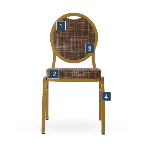 Eliseo Banquet Chair Features