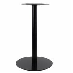 Contemporary Commercial Black Powder Coated Round Table Base (18D)”