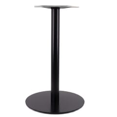 Contemporary Commercial Black Powder Coated Round Table Base (18